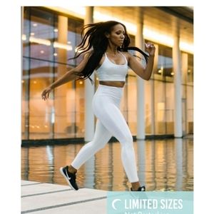White Unicorn Luxe Leggings
